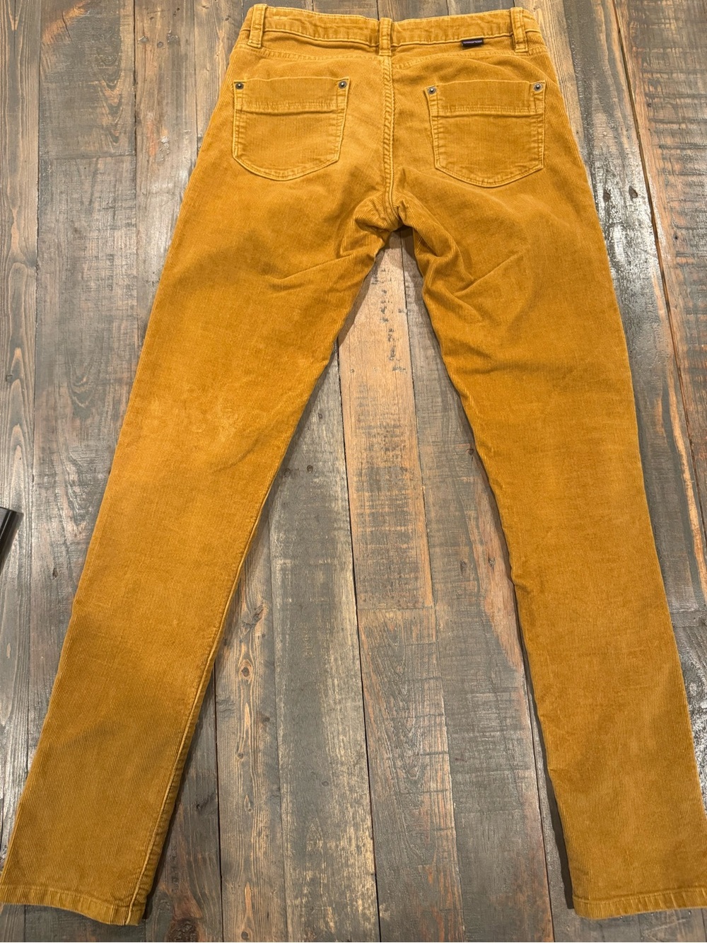 Patagonia Corduroy Skinny Jeans in Mustard Yellow - Picture 3 of 5